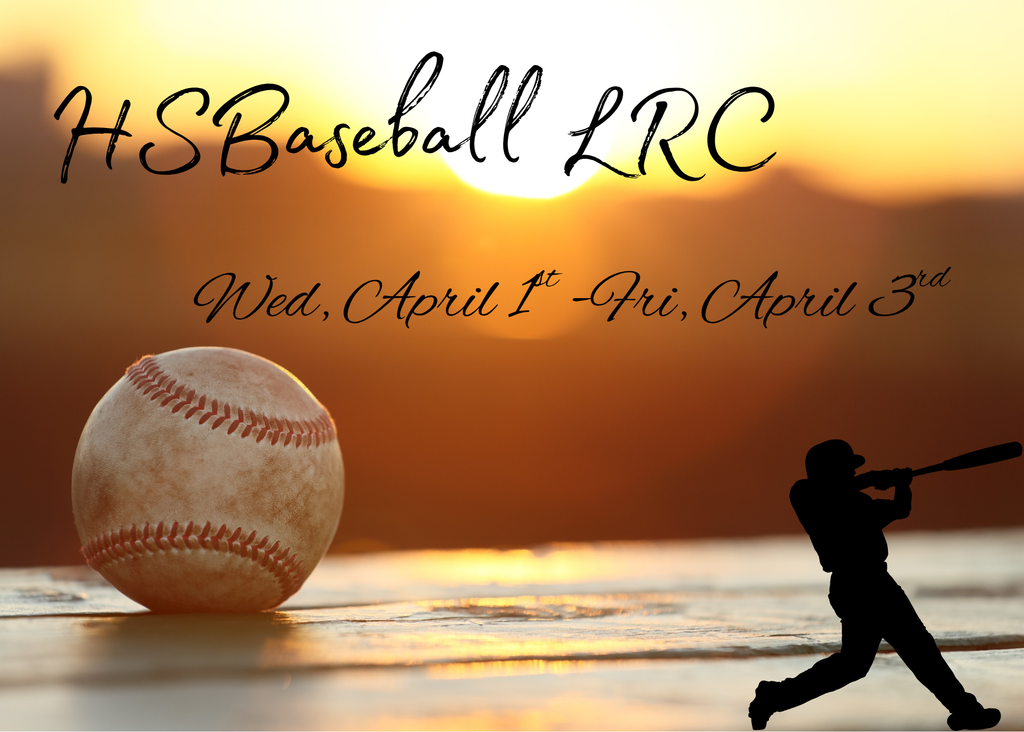 LRC baseball tourn. April 1-3