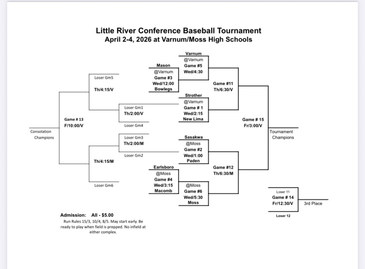 LRC BASEBALL BRACKET