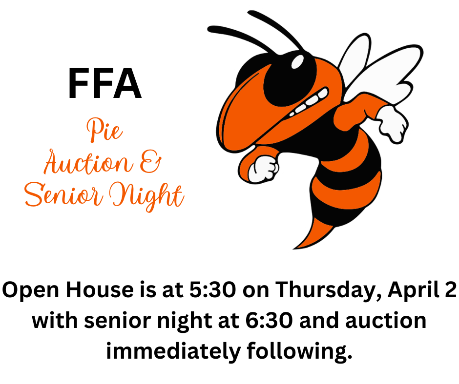 FFA auction and senior night April 2 at 5:30