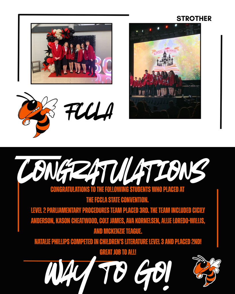Congratulations FCCLA
