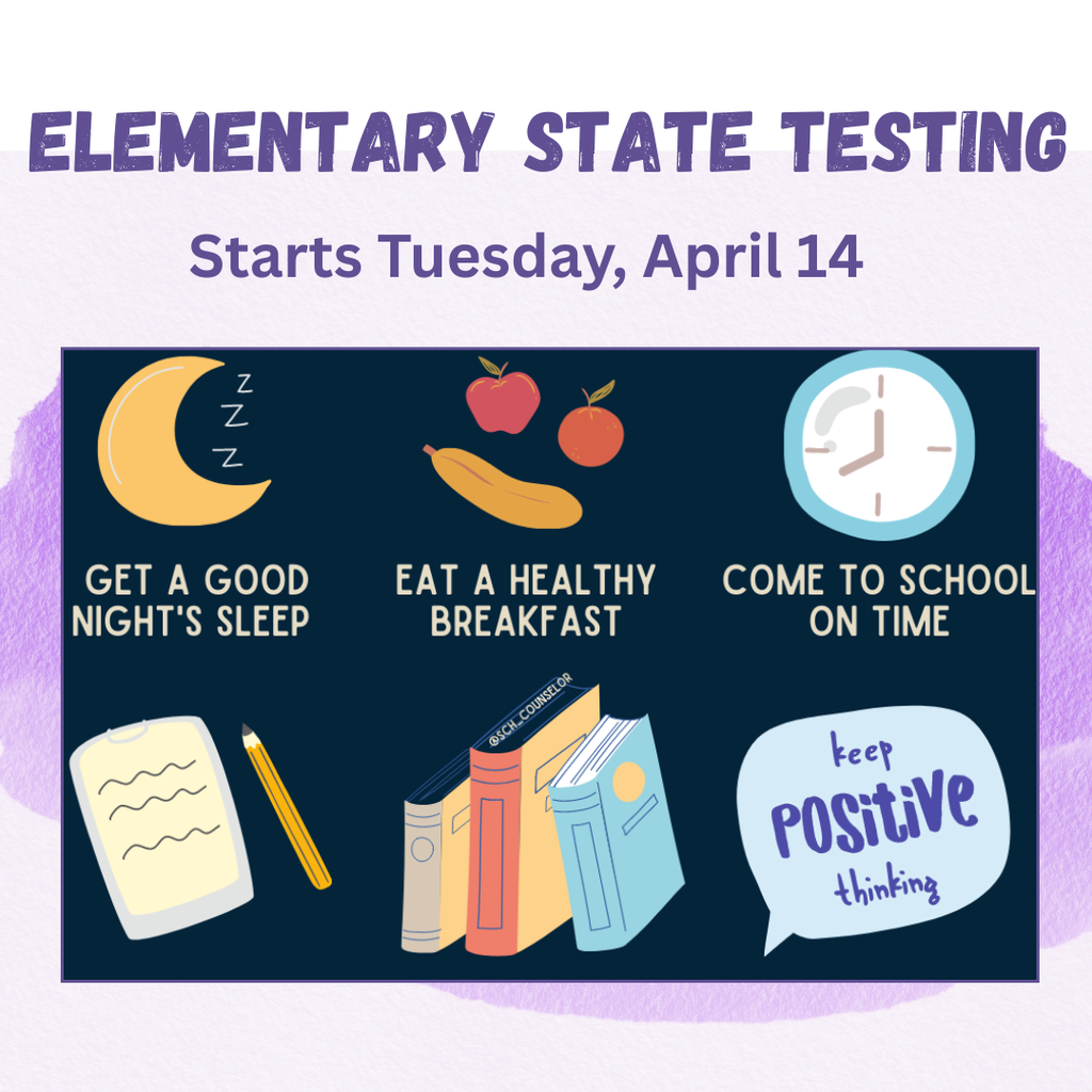 State testing starts April 14