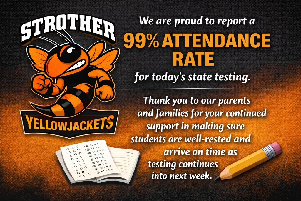 Yellowjackets have a 99% attendance rate on first day of testing