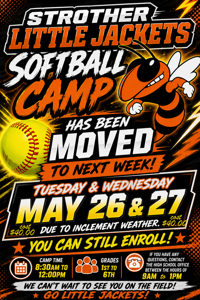 Little Jacket Softball camp moved to May 26 and 27