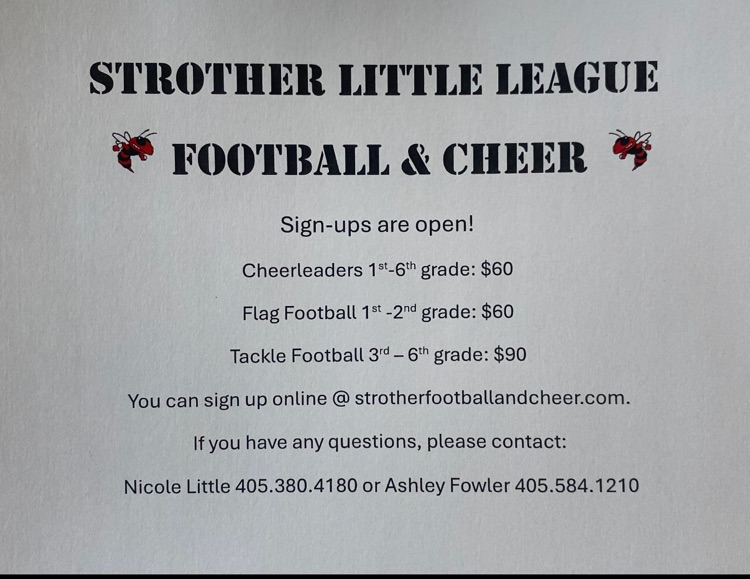 Little league sign ups