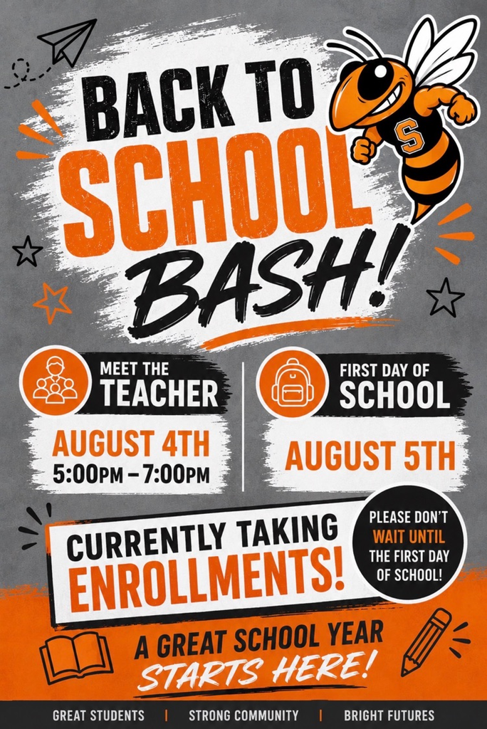 Back to school bash August 4 from 5-7pm