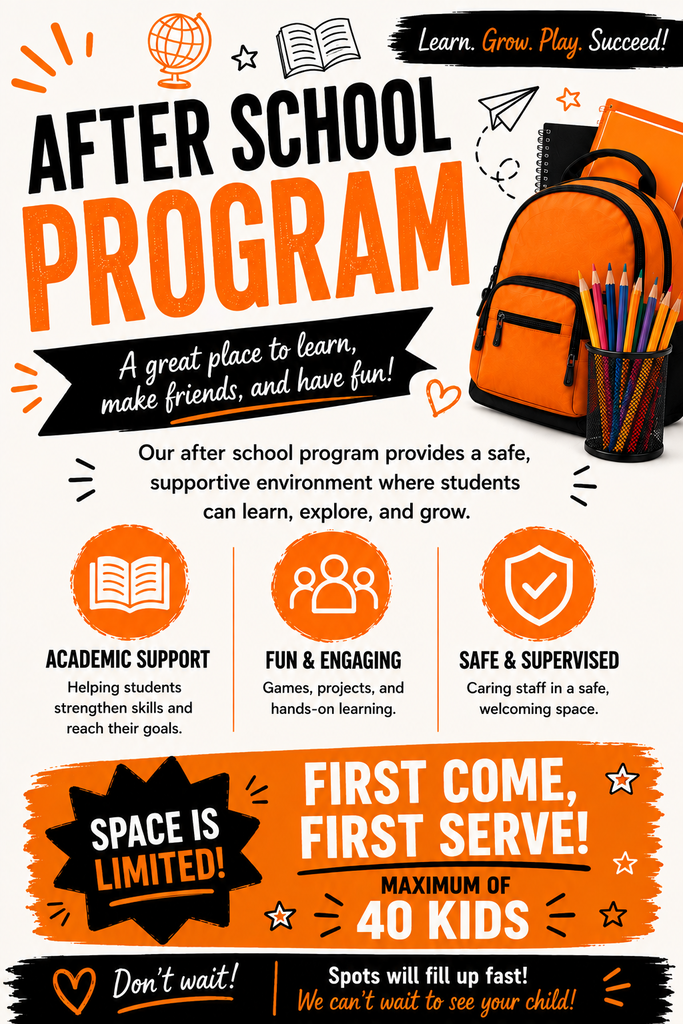 Click or paste the link into a browser to enroll in the after school program.