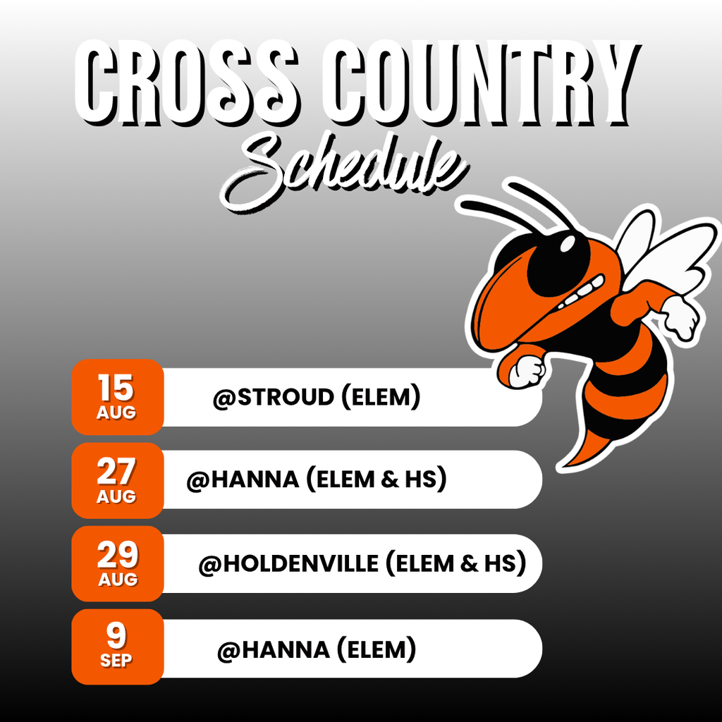 Cross Country Schedule
