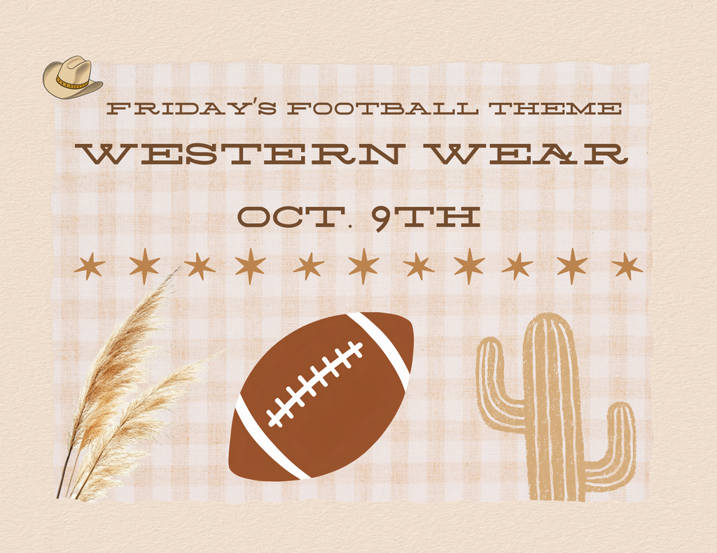 Friday's Football Theme is Western Wear