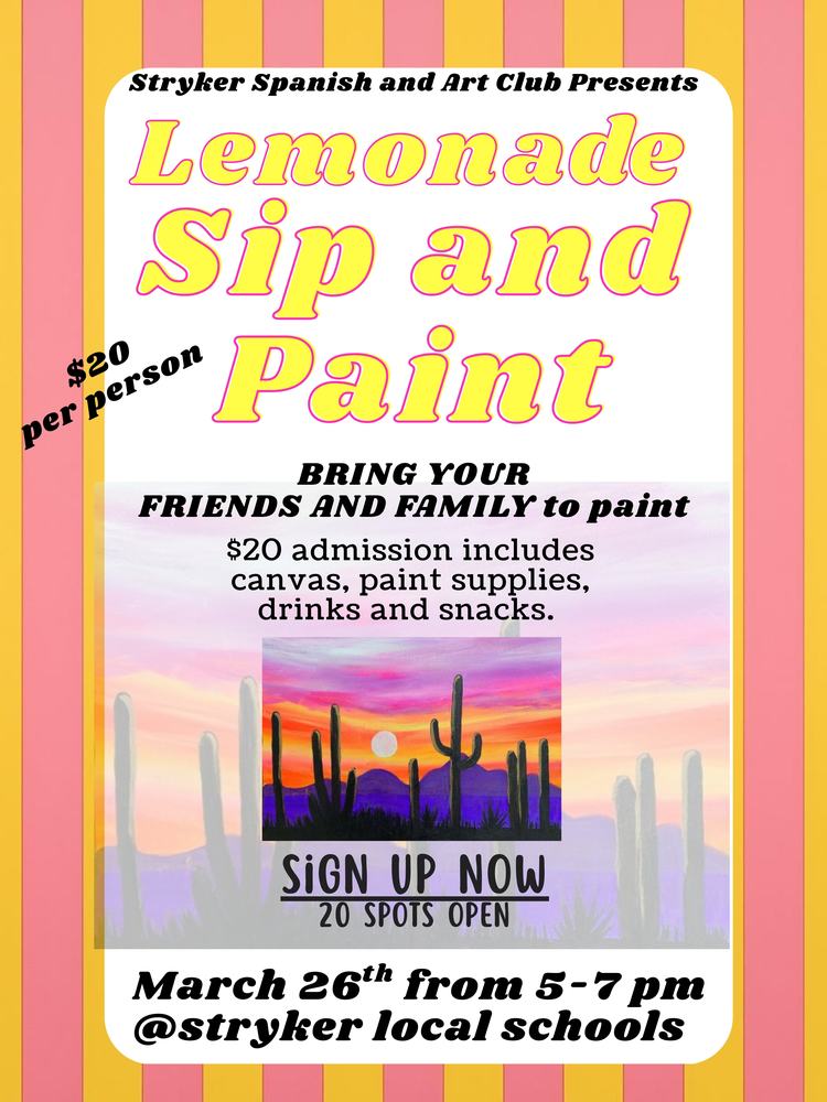 Lemonade Sip & Paint