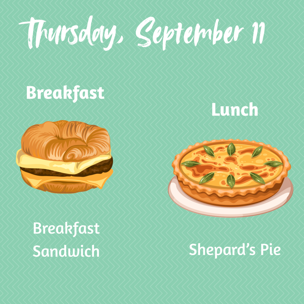 breakfast and lunch