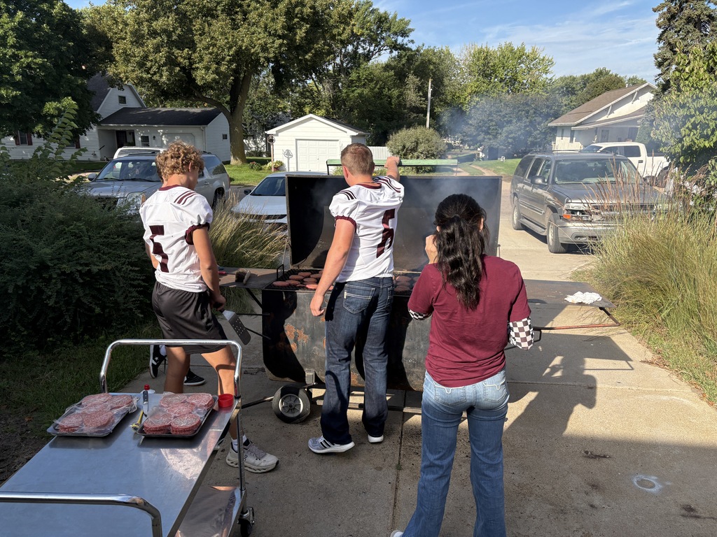 Grill Experts at Today's Bronco Burger Lunch!