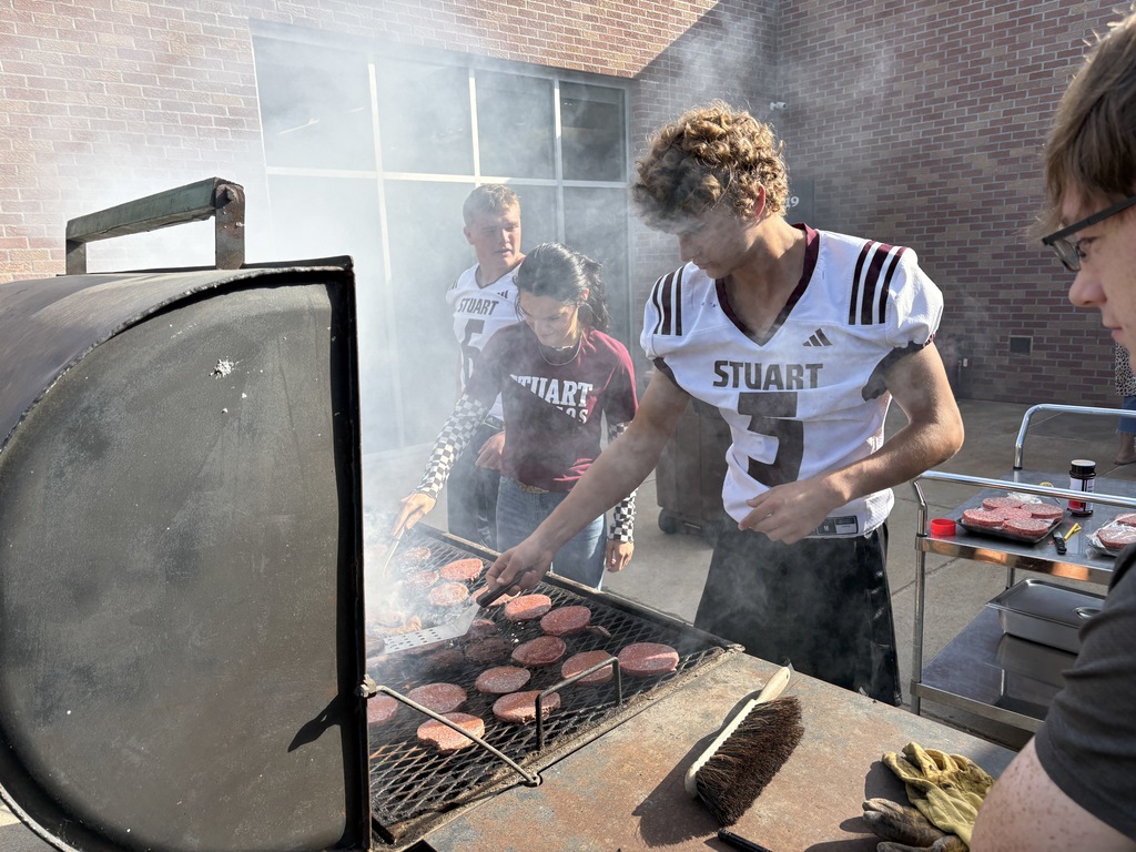 Grill Experts at Today's Bronco Burger Lunch!