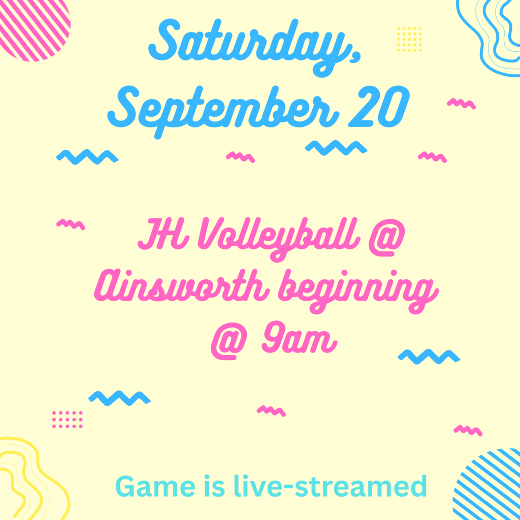 Activities for Saturday, September 20.