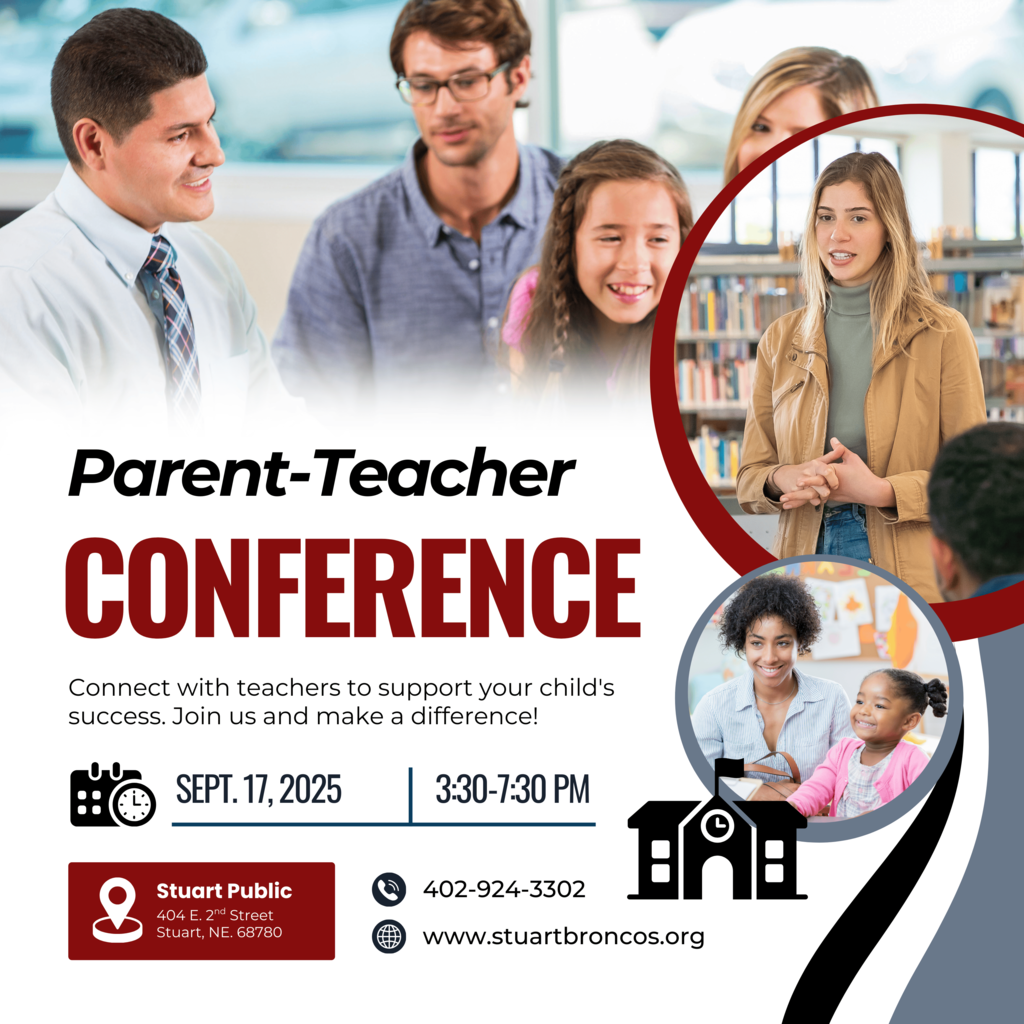 Parent-Teacher's Conferences Sept. 17, 2025.