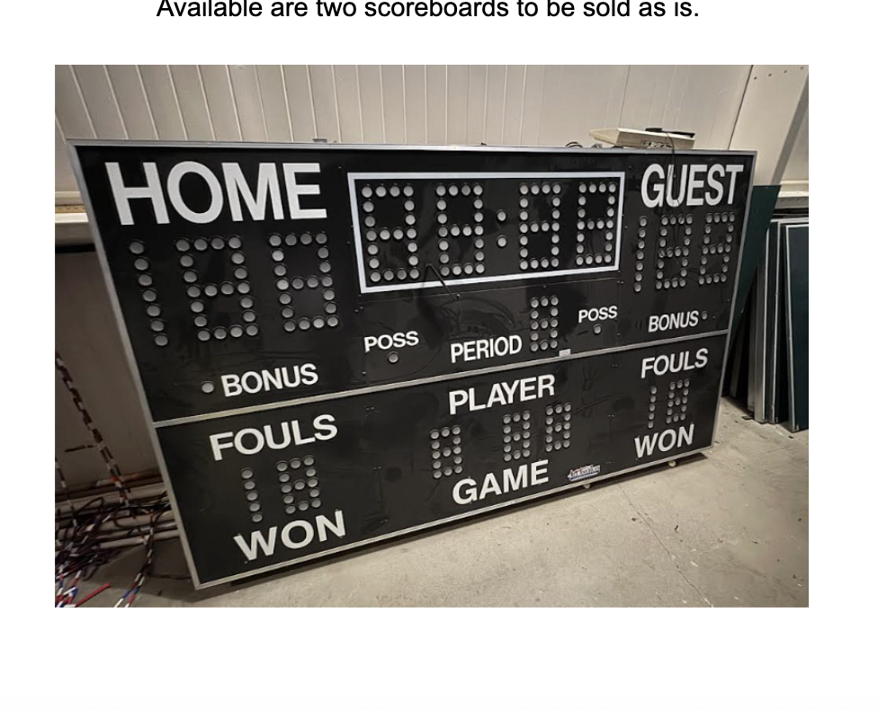 scoreboards