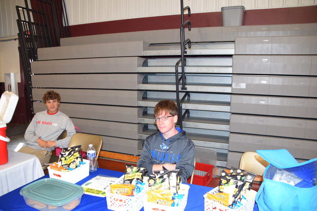 Drew & Matthew managing the canteen