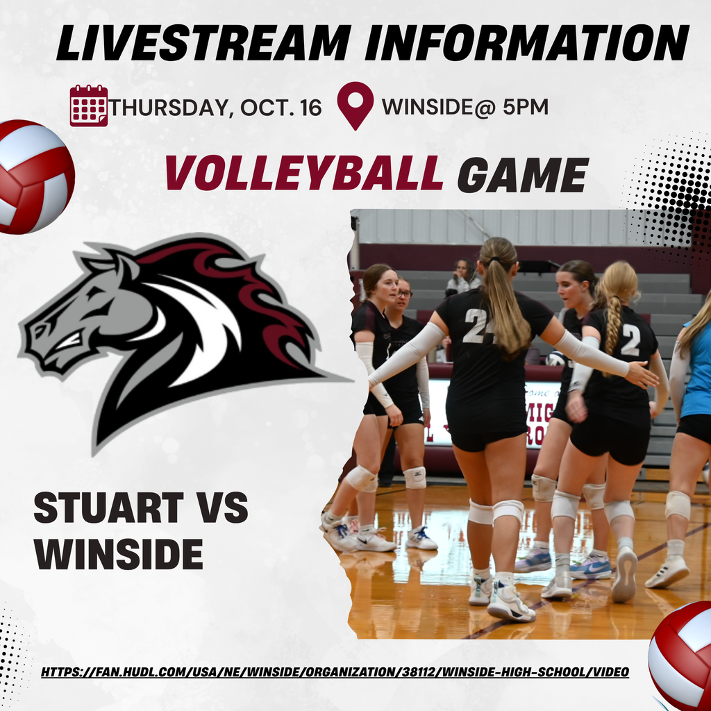Livestream Information for Thursday, October 16. https://fan.hudl.com/usa/ne/winside/organization/38112/winside-high-school/video
