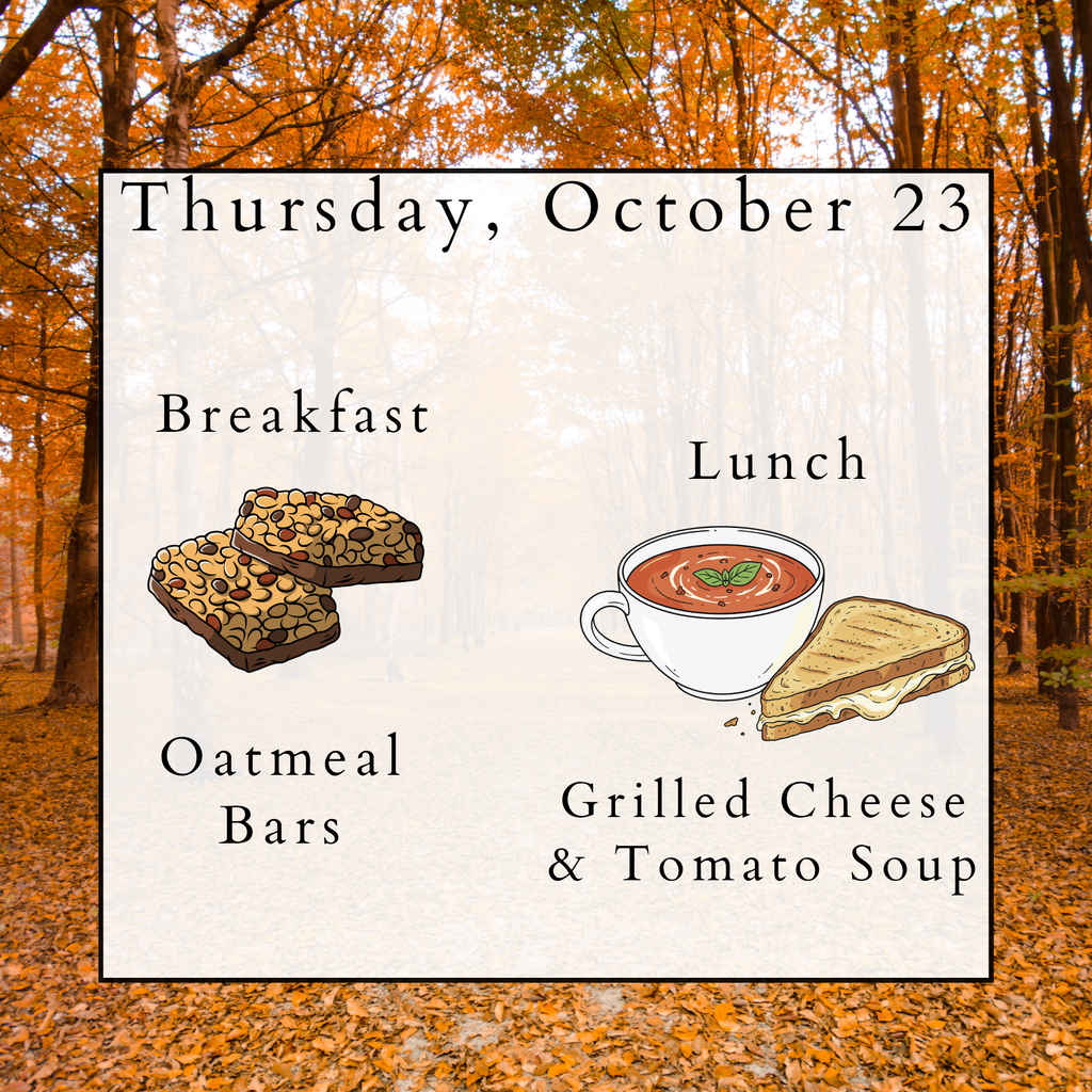 Breakfast and Lunch