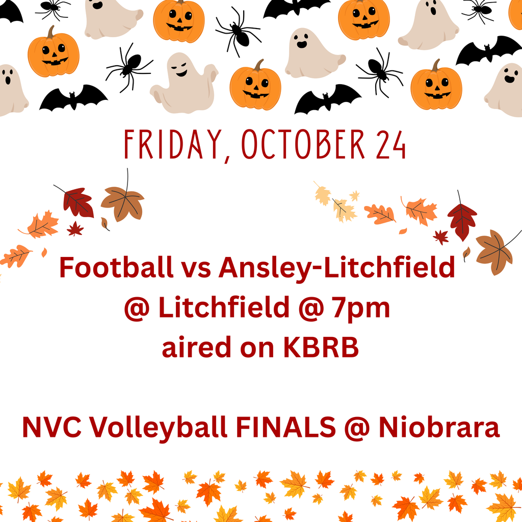 Activities for Friday, October 24.