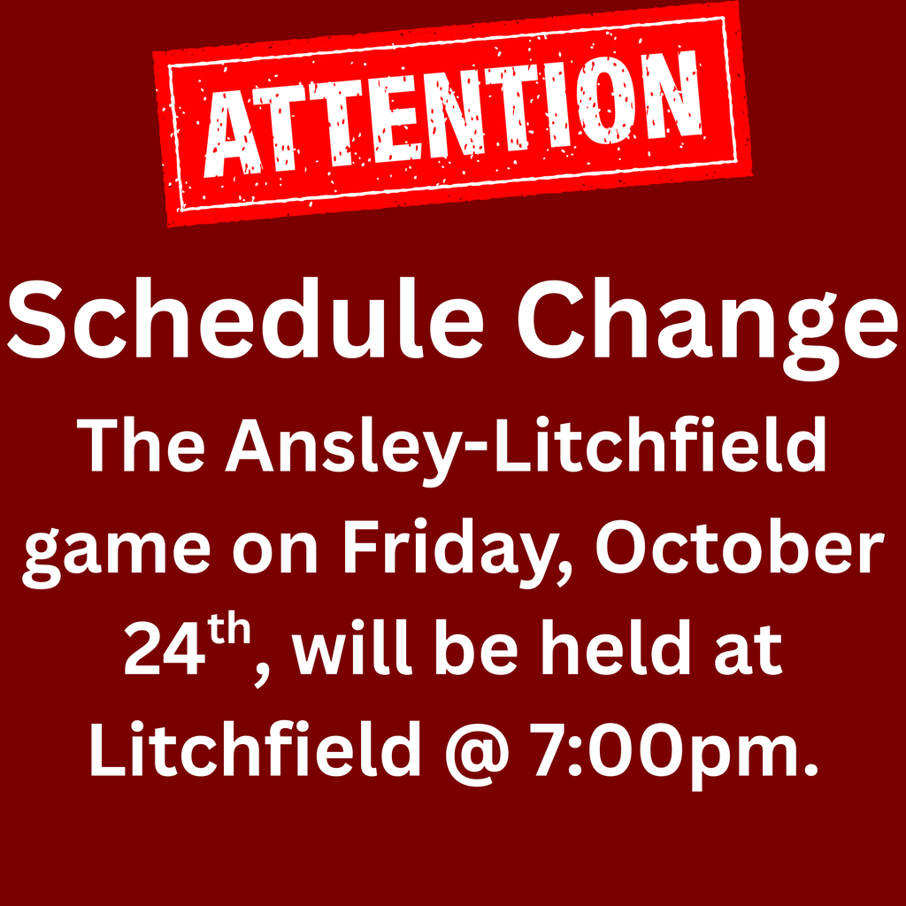 10-24 Schedule change