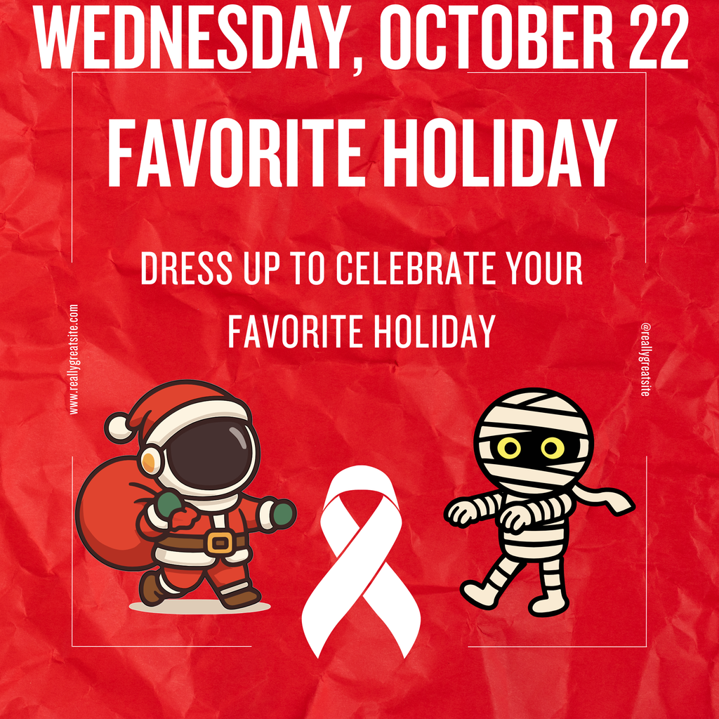 Red ribbon week dress up