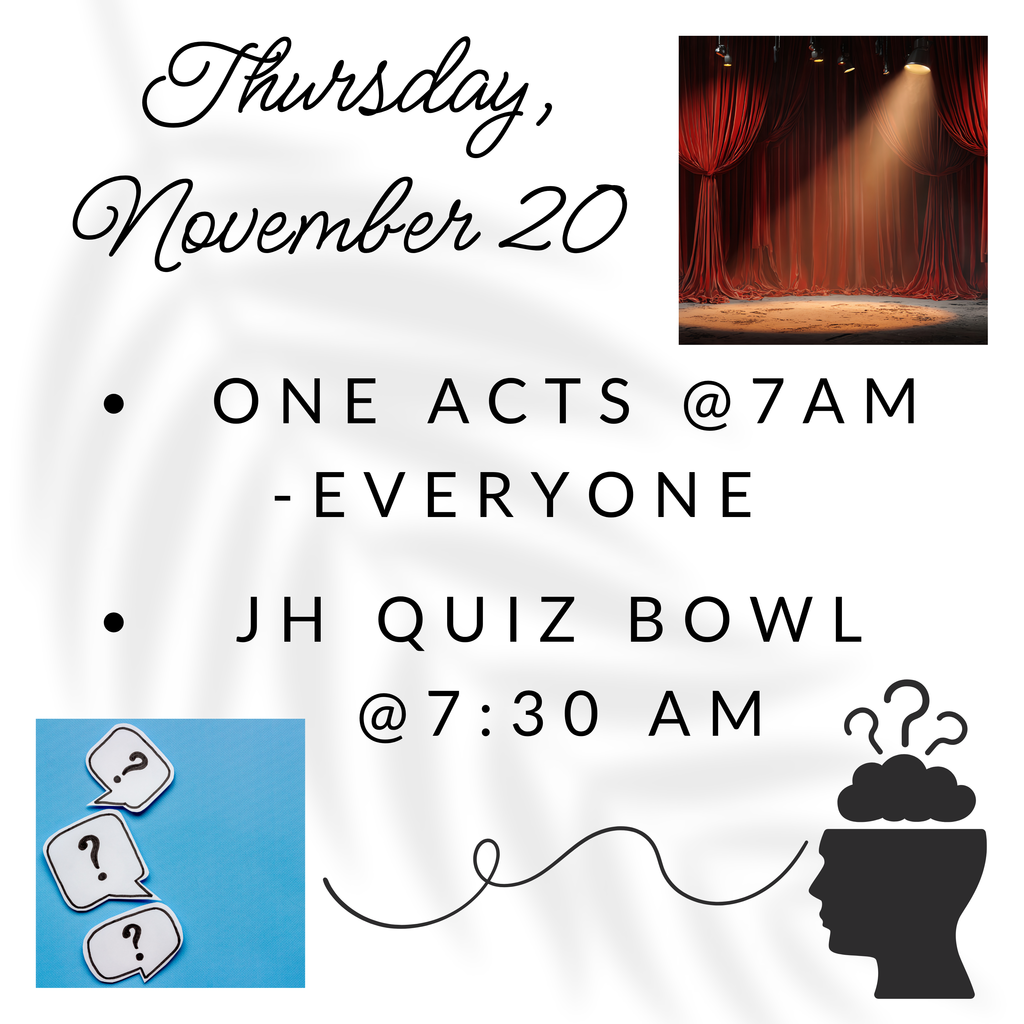 Activities for Thursday, November 20