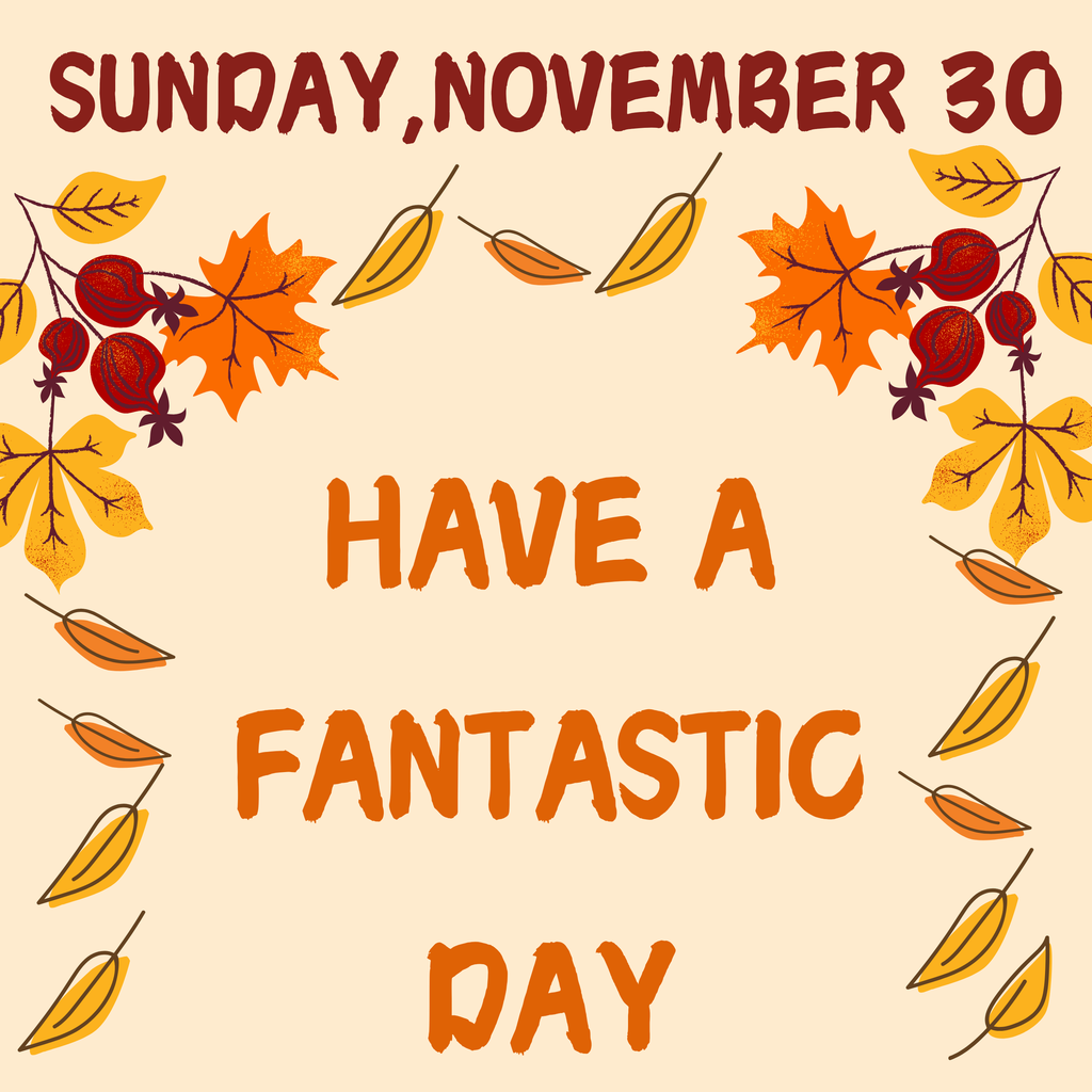 Post for Sunday, November 30.