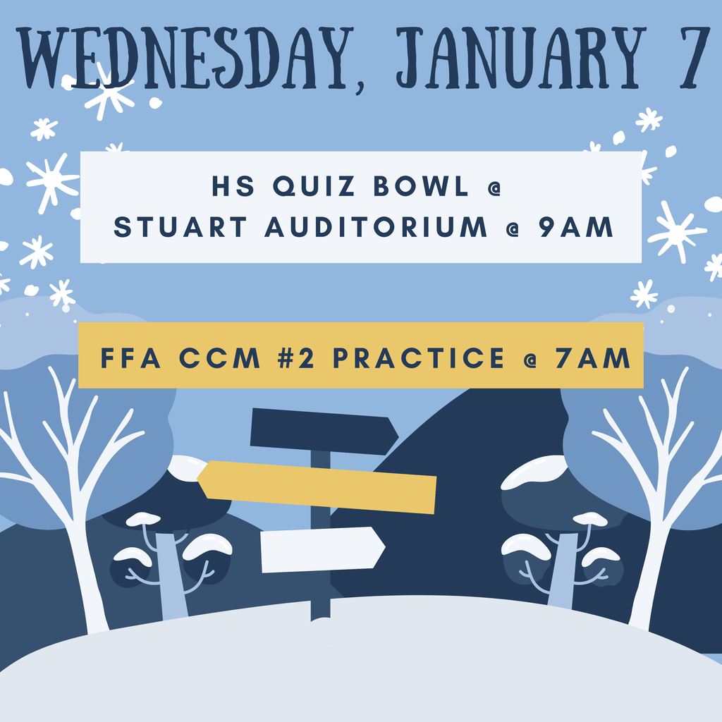 Activities for Wednesday, January 7