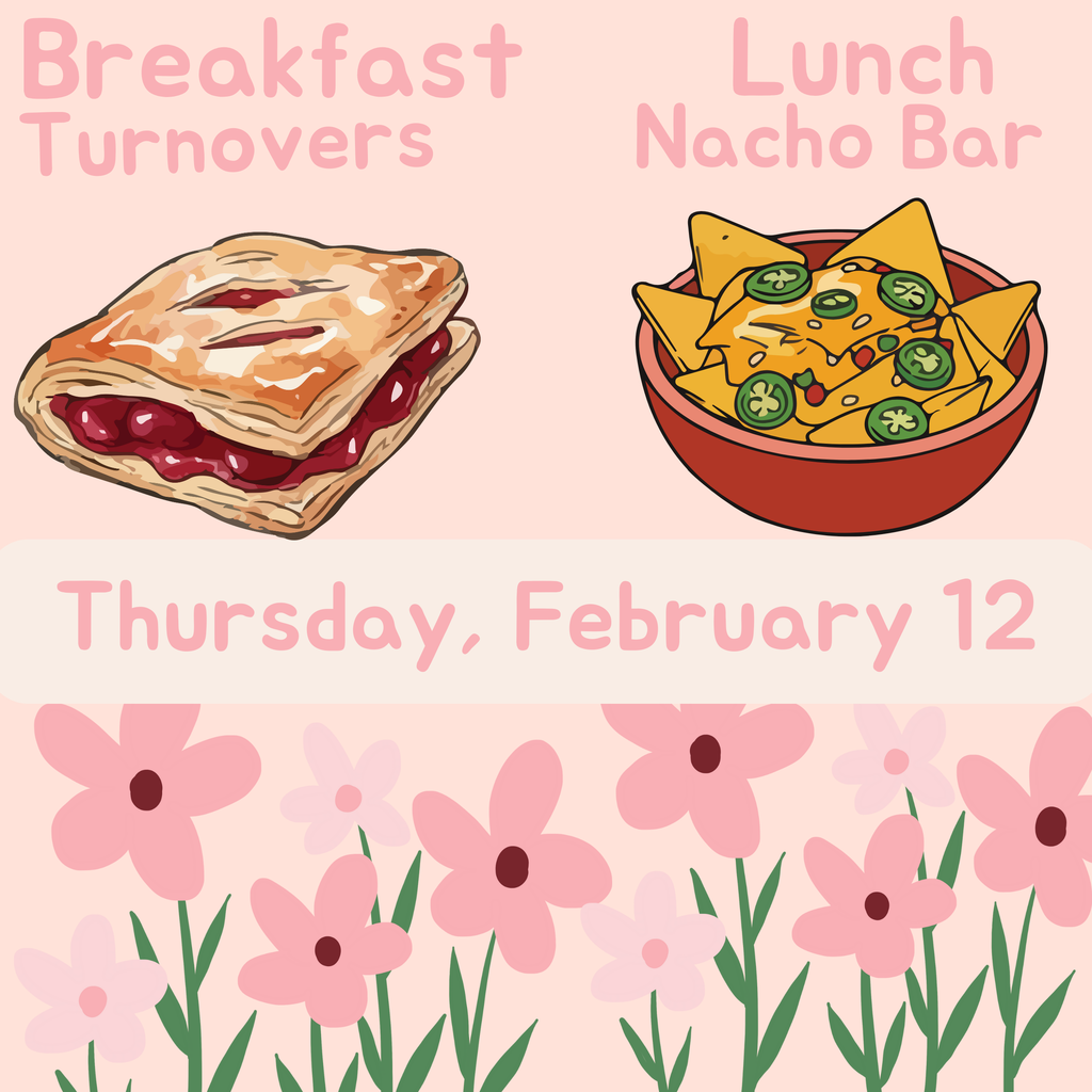 Breakfast and Lunch for Thursday, February 12