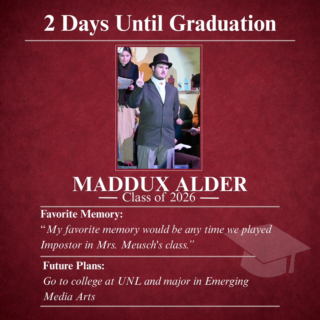 2 Days Until Graduation Day!