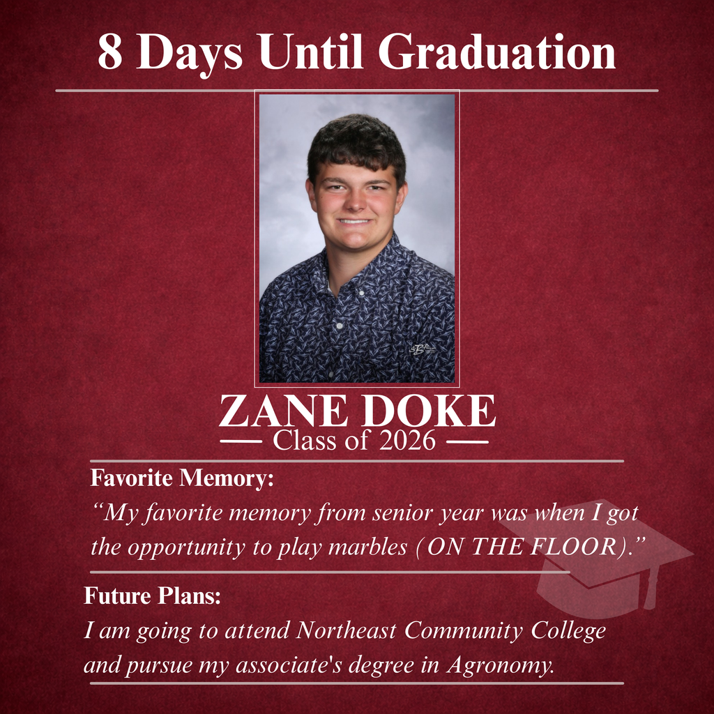 8 Days Until Graduation Day!