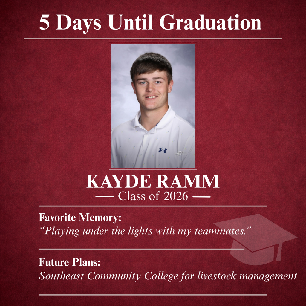 5 Days Until Graduation!