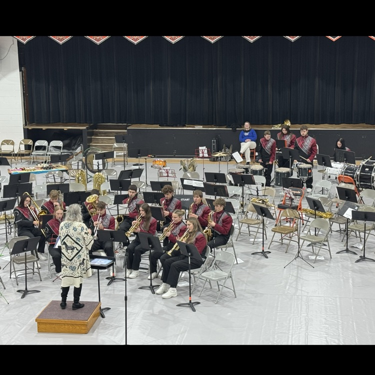 The Stuart Band performs.