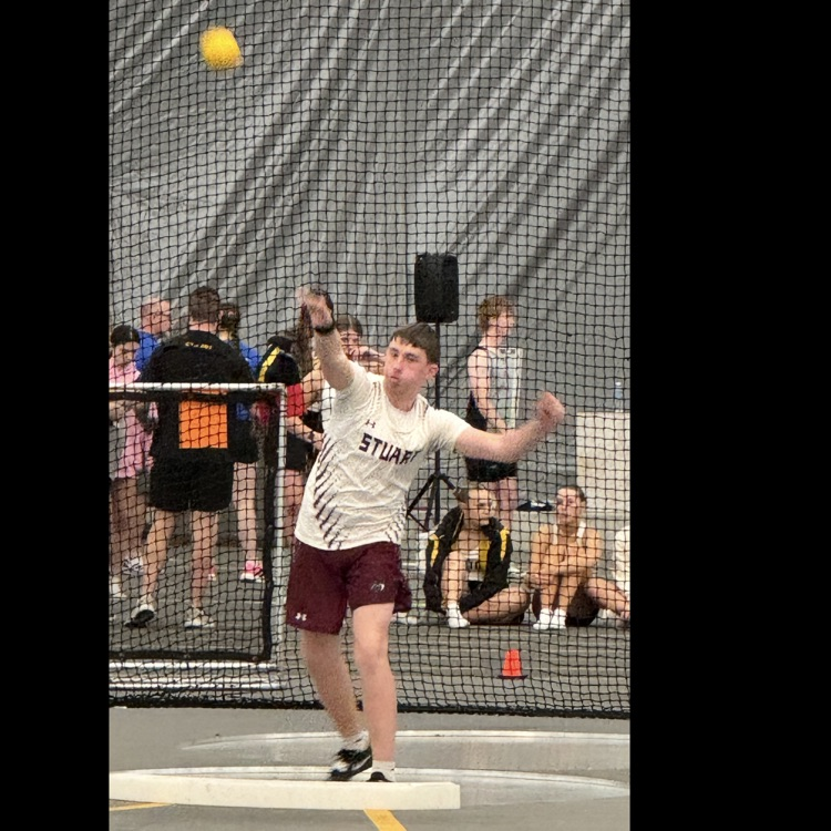 Kyler Schaaf in shot put.