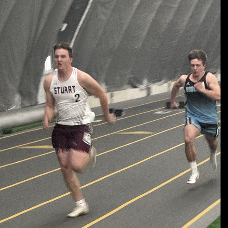 Bryer competes in the 60m.