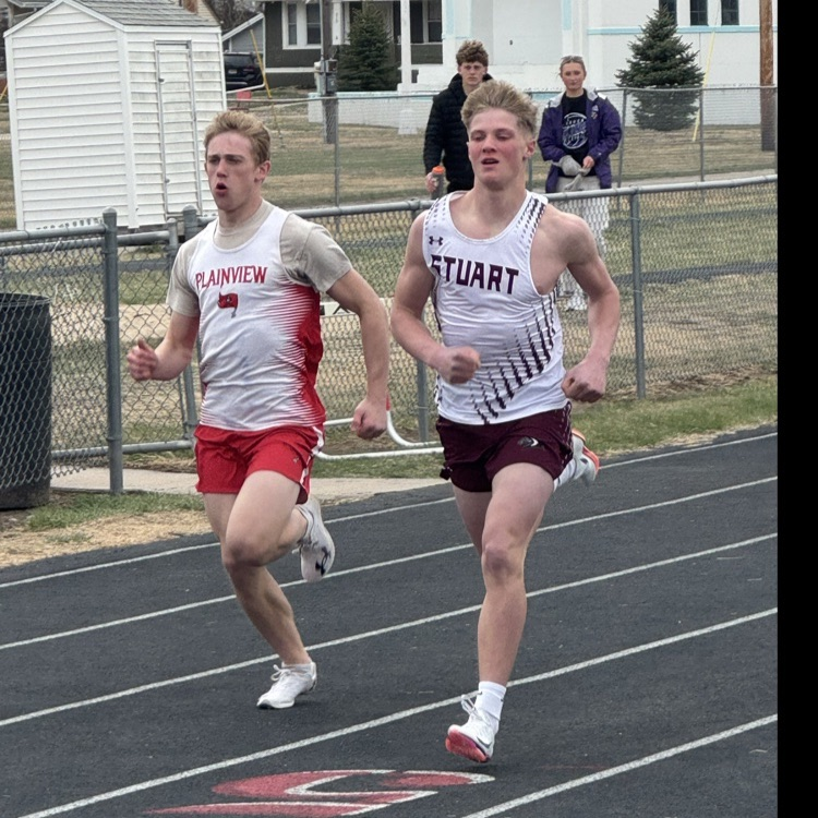 Austin runs the 200