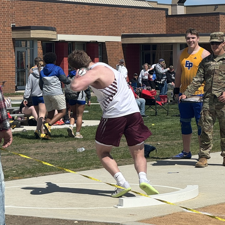 Cameron in shot put 