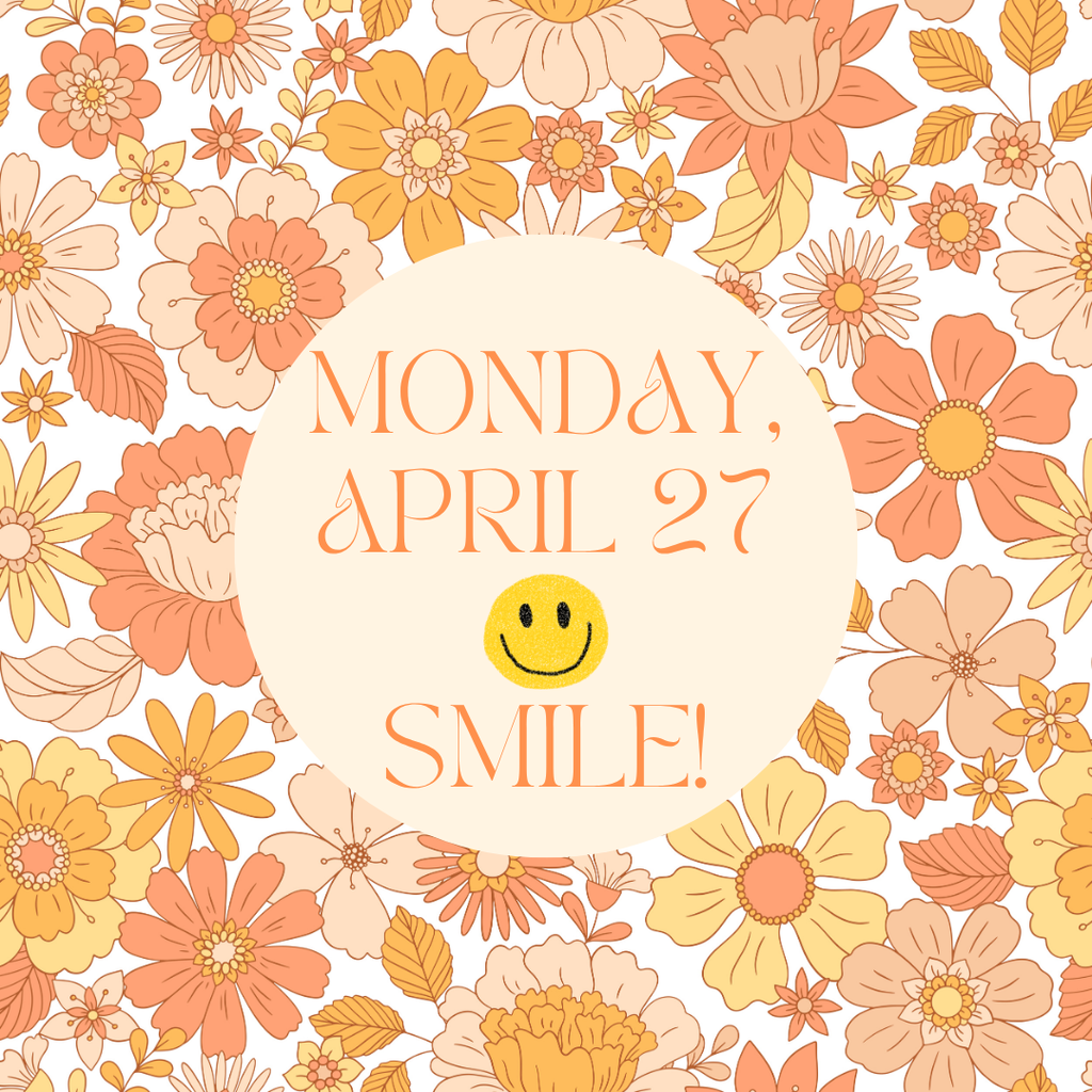 Activities for Monday, April 27