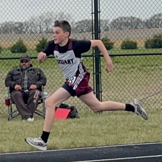 Alex Paxton runs 