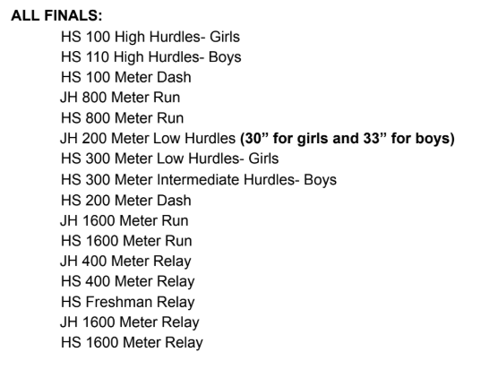 NVC Schedule
