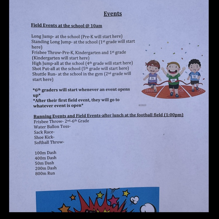 play day schedule 