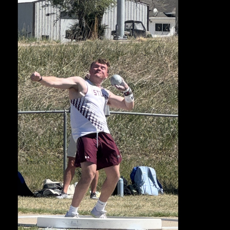 Cameron in shot put 
