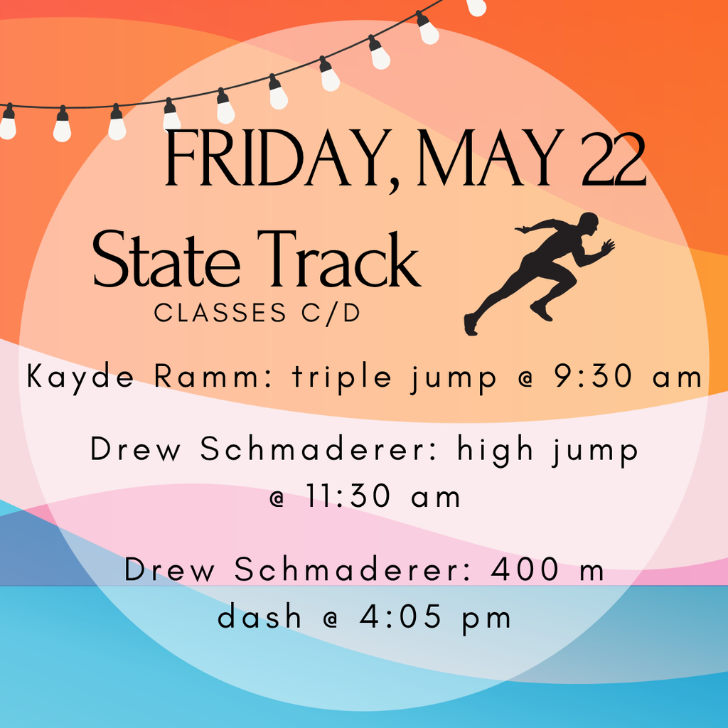 Activities for Friday, May 22