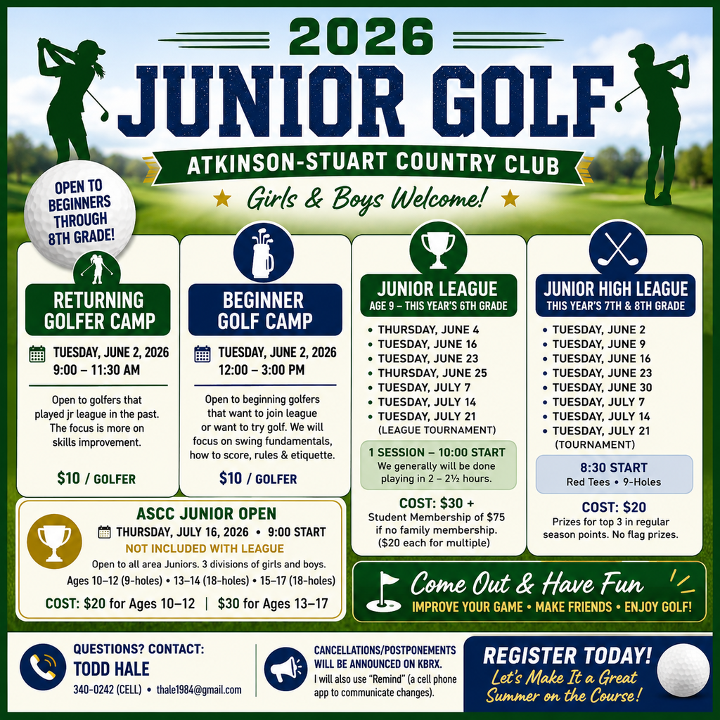 Jr League Golf