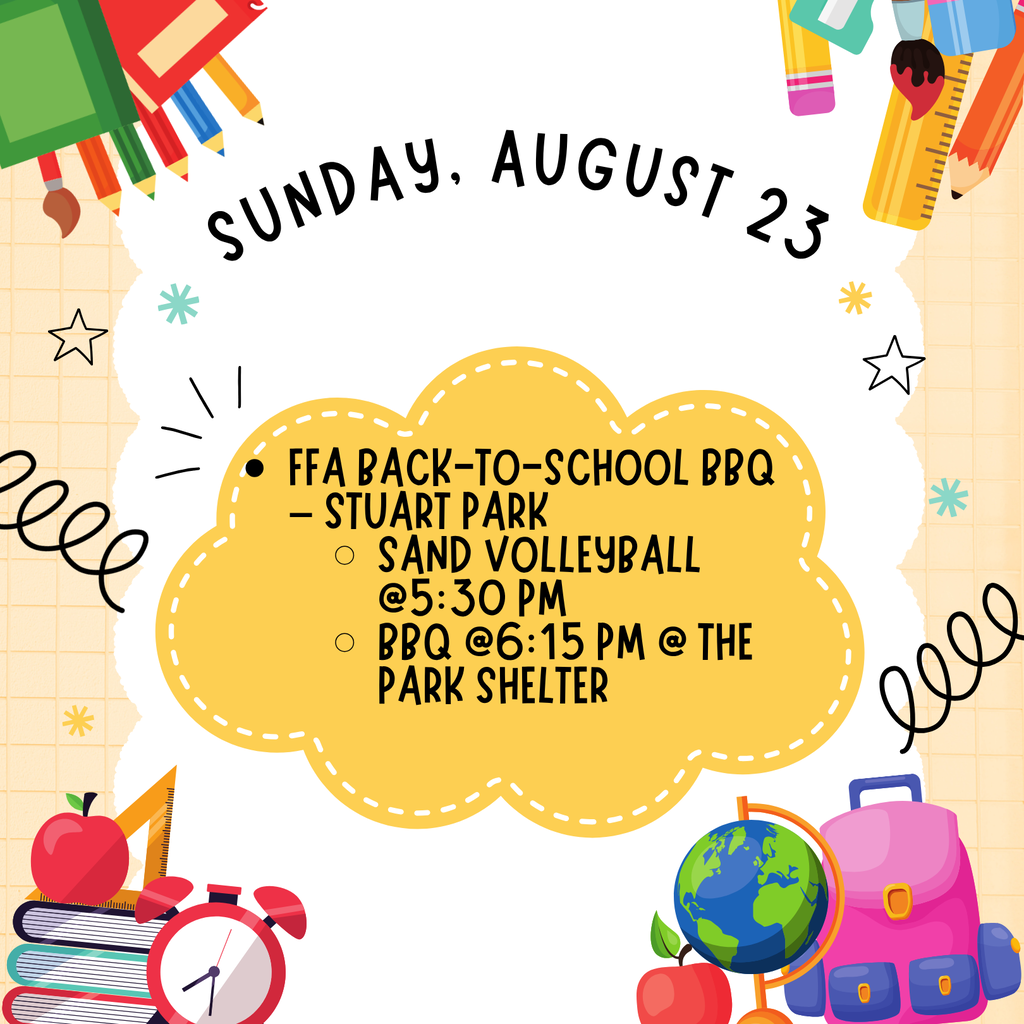 Activities for Sunday, August 23.