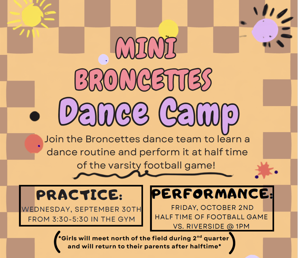 dance camp flyer