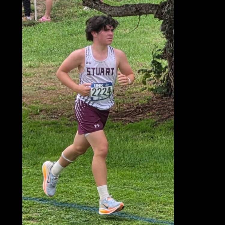 Jaxon runs at the UNK Invite.  
