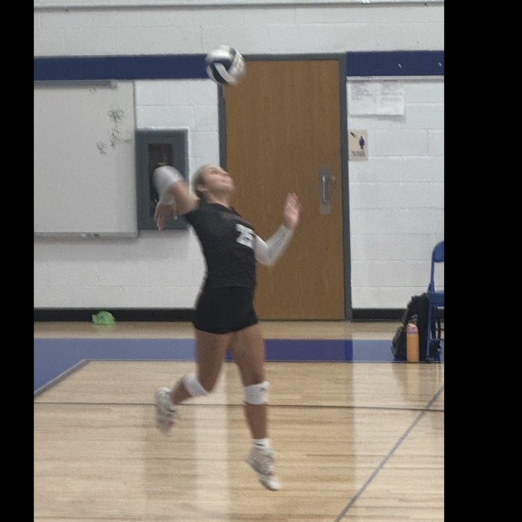Lady Broncos serve