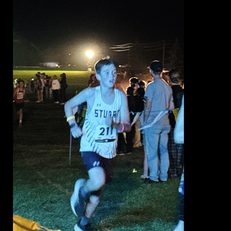 Jett during the race.