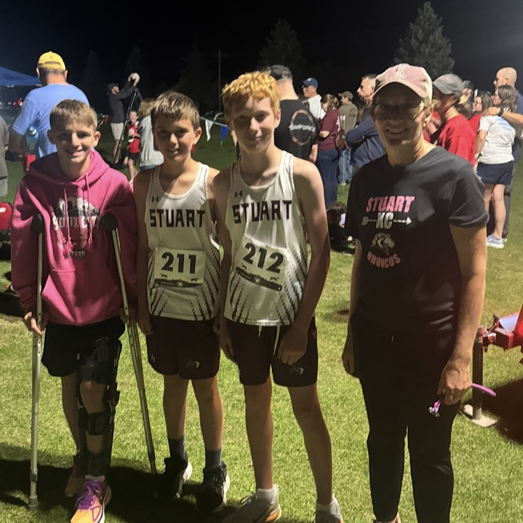 Broncos at the Twilight meet.